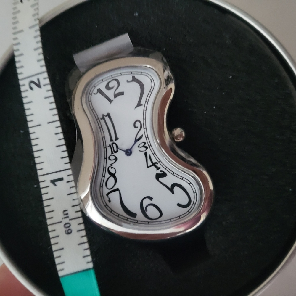 Salvador Dali Melting Clock Surreal Watch LARGE - Picture 8 of 9